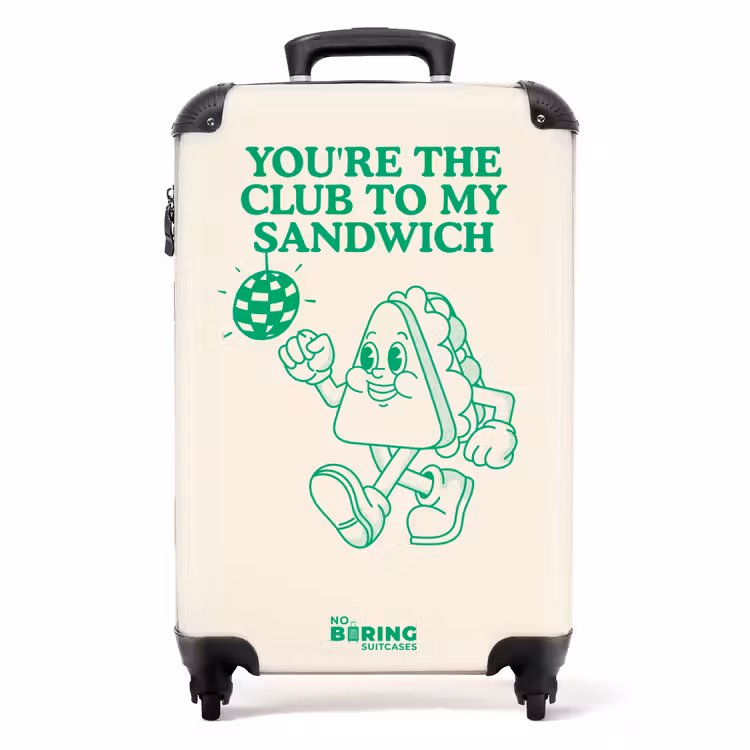 Suitcase - Sandwich - Green - Discobal — 1