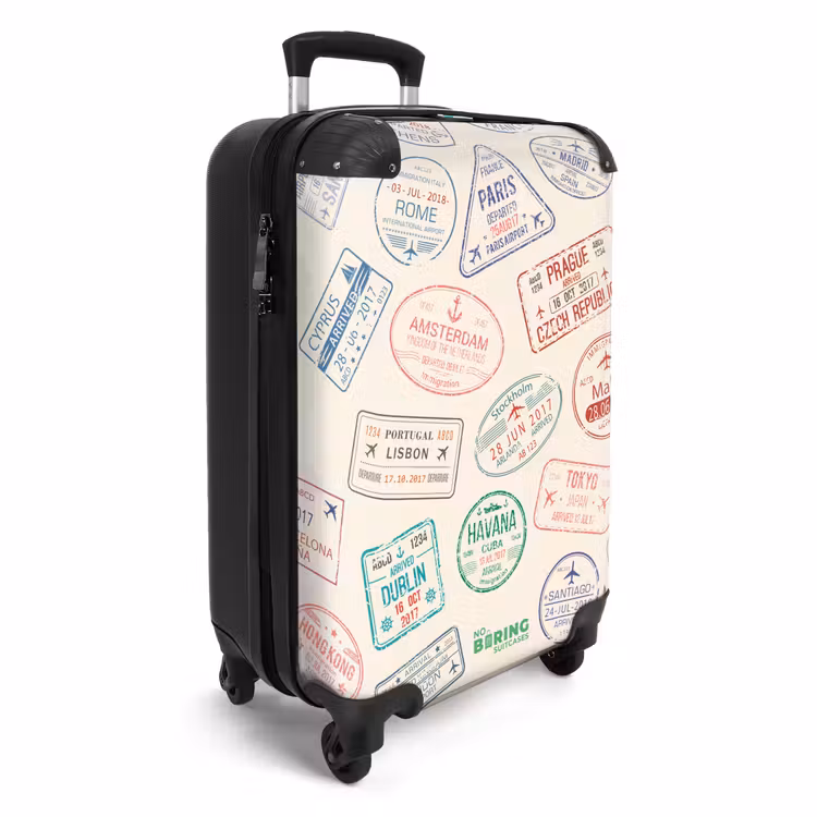 Suitcase - Stamps - Colorful - Countries — 2