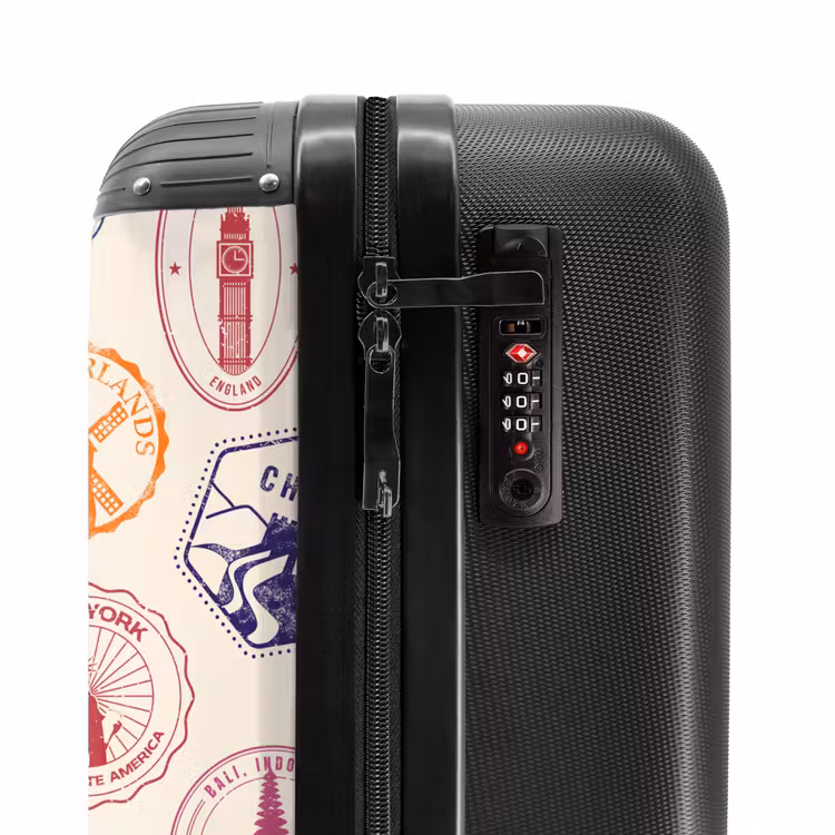 Suitcase - Stamps - Colorful - World — 6
