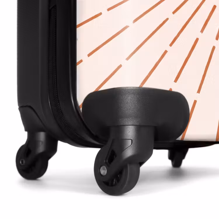 Suitcase - Sun - Rays - Abstract - Terracotta - Modern — 7