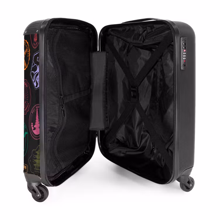 Suitcase - World Landmarks - Colorful - Stamps — 5