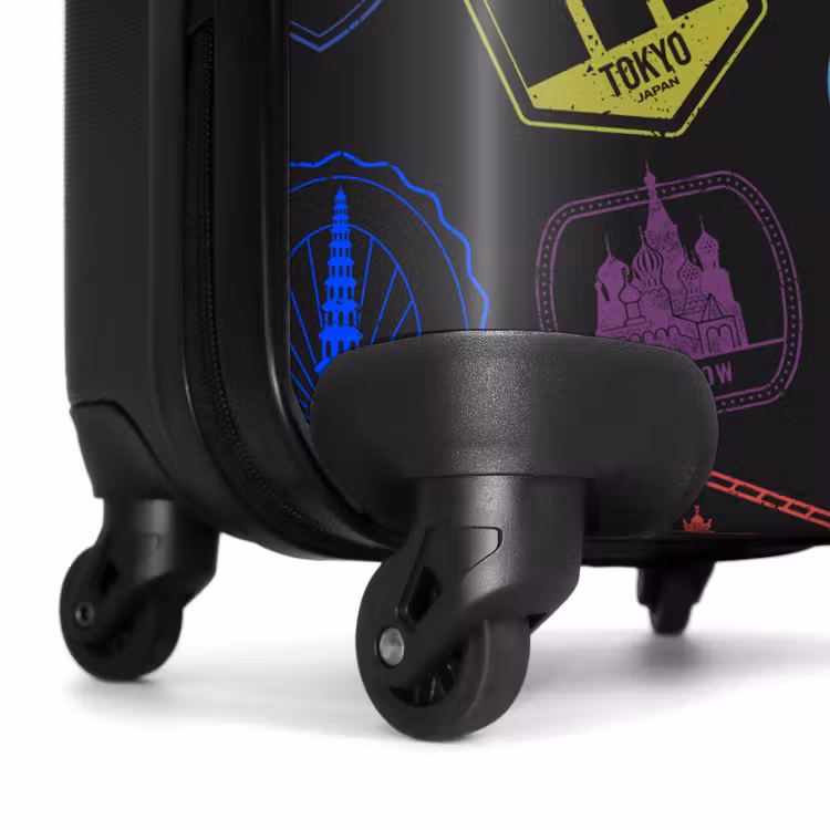 Suitcase - World Landmarks - Colorful - Stamps — 7