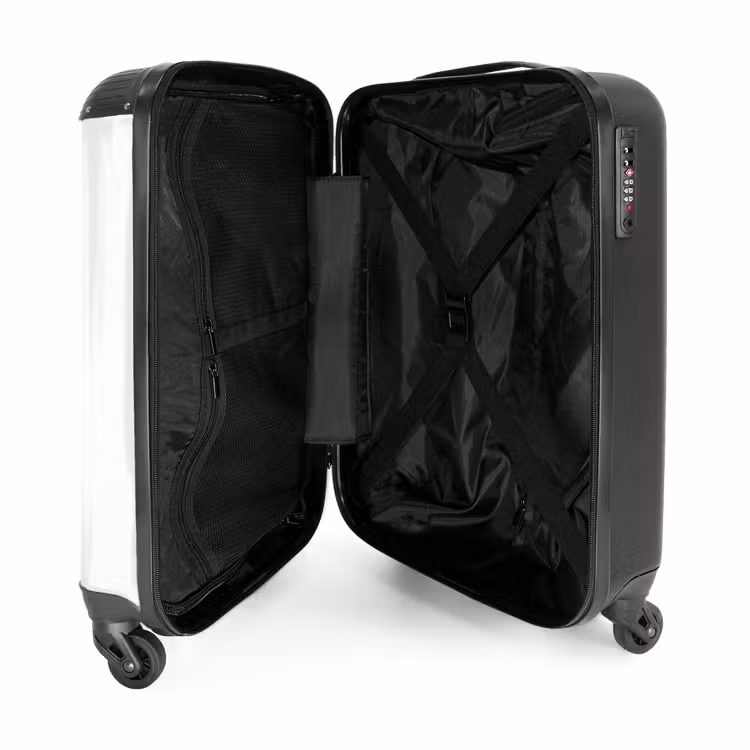Suitcase - Wreath - Leaves - Nature - Minimalist - Gray — 5