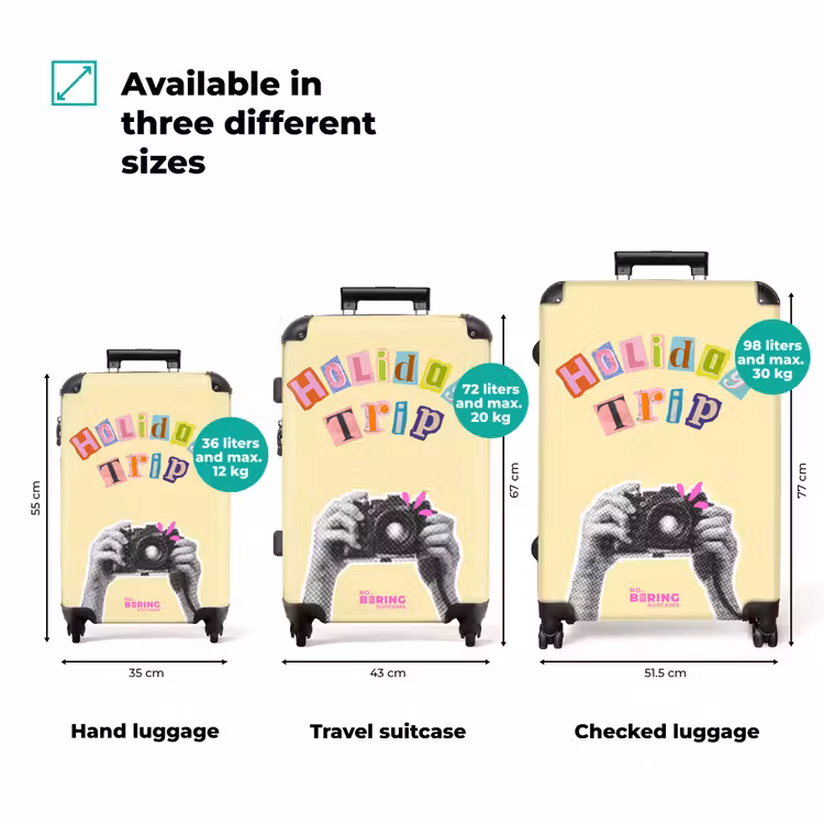 Suitcase - Camera - Colorful - Holiday Trip — 1
