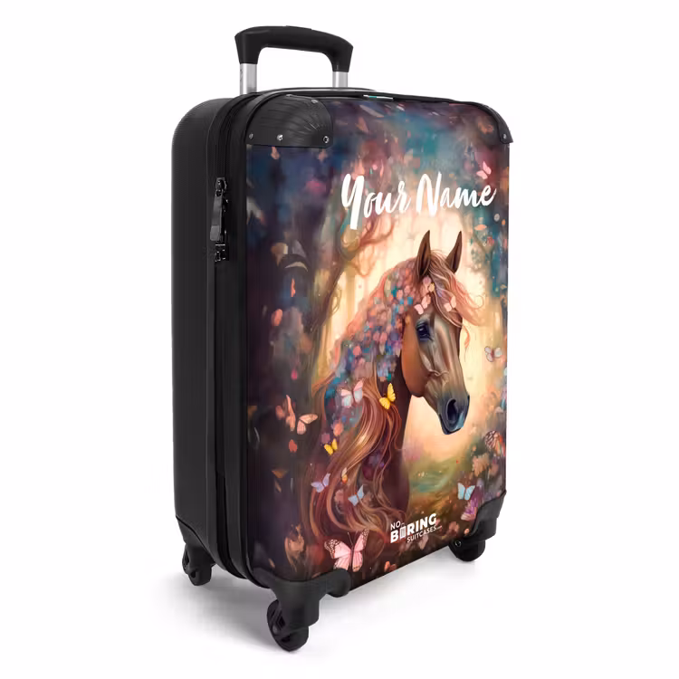 Suitcase with name - Butterfly mare — 2