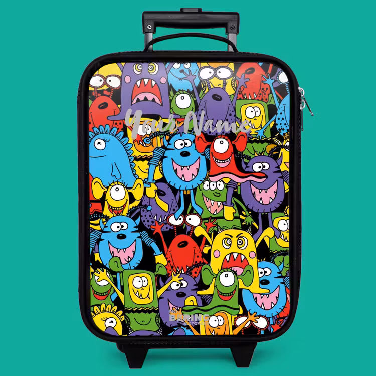 Children's suitcase - Monsters with Bright Colors — 4