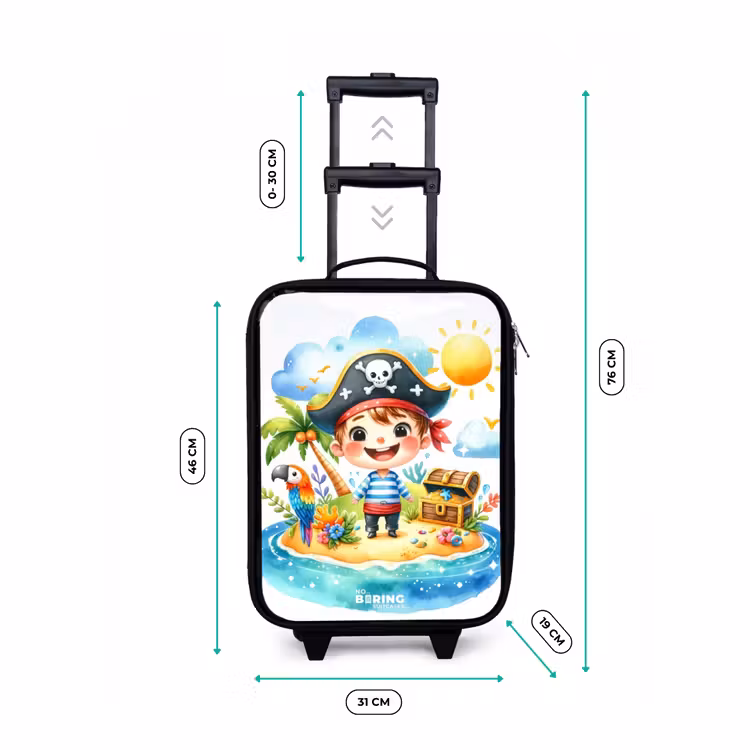 Children's suitcase - Pirate on an island — 2