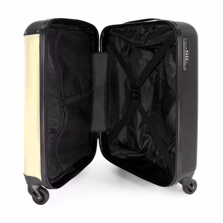 Suitcase with name - Riding heron — 5