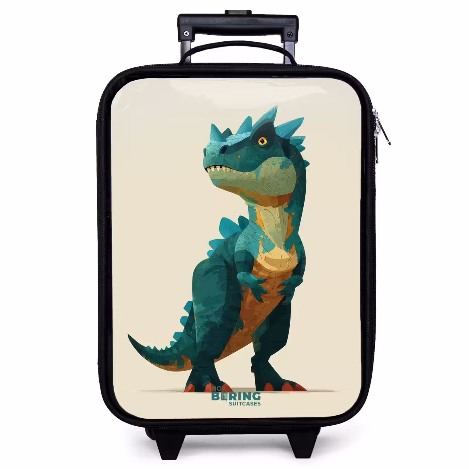 Children's suitcase - Horned dino with sharp gaze — 1