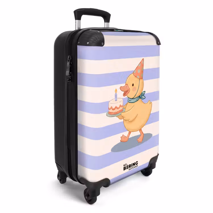 Suitcase - Bird - Party - Cake - Children - Illustration — 2