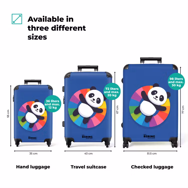 Suitcase - Animals - Cartoon - Colorful - Modern - Playful — 3