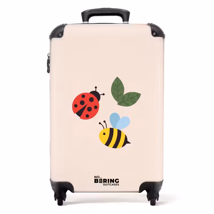 Suitcase - Insect - Leaf - Nature - Playful - Illustration — 1