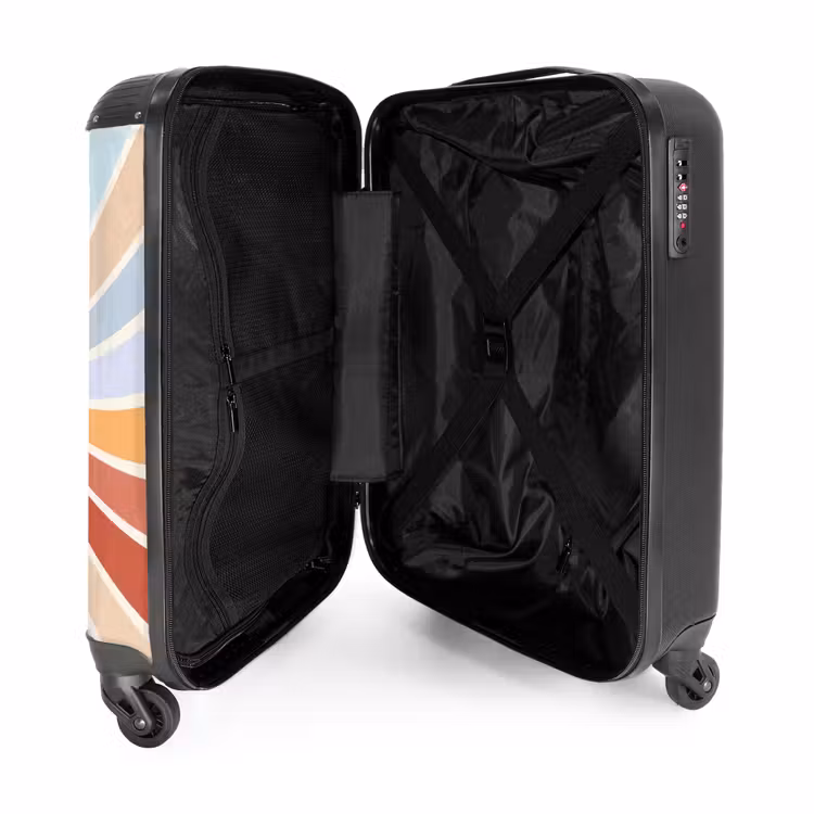 Suitcase - Sun - Rays - Cheerful - Colorful - Abstract — 5