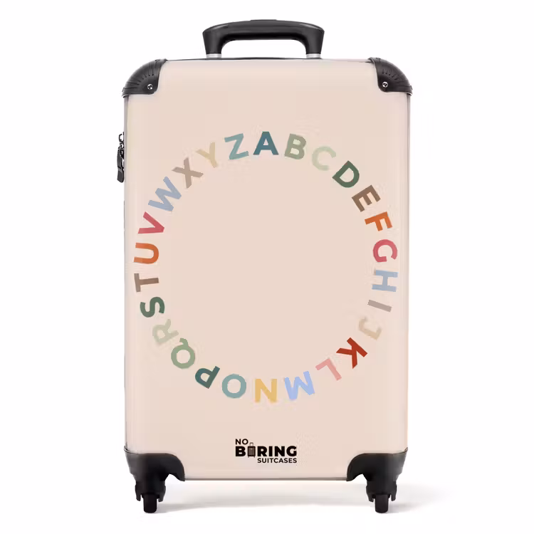 Suitcase - Alphabet - Circle - Education - Playful - Colorful — 1