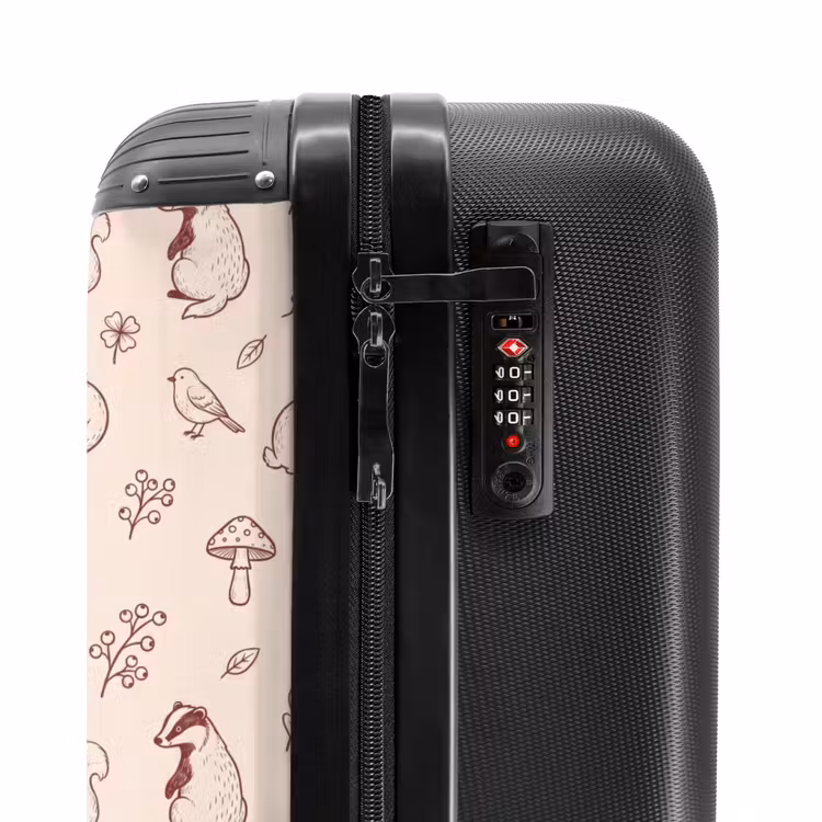 Suitcase - Animals - Forest - Nature - Sketch - Pattern — 6