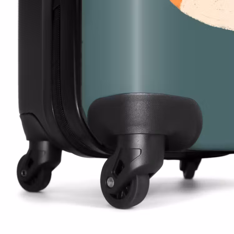 Suitcase - Animals - Head - Orange - Illustration - Modern — 7