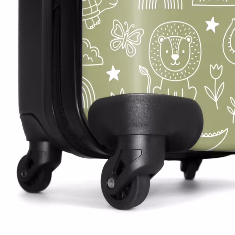 Suitcase - Animals - Pattern - Illustration - Nature - Green — 7