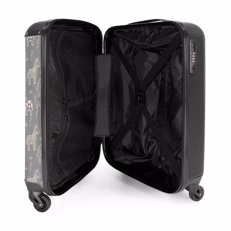 Suitcase - Animals - Safari - Pattern - Illustration - Green — 5