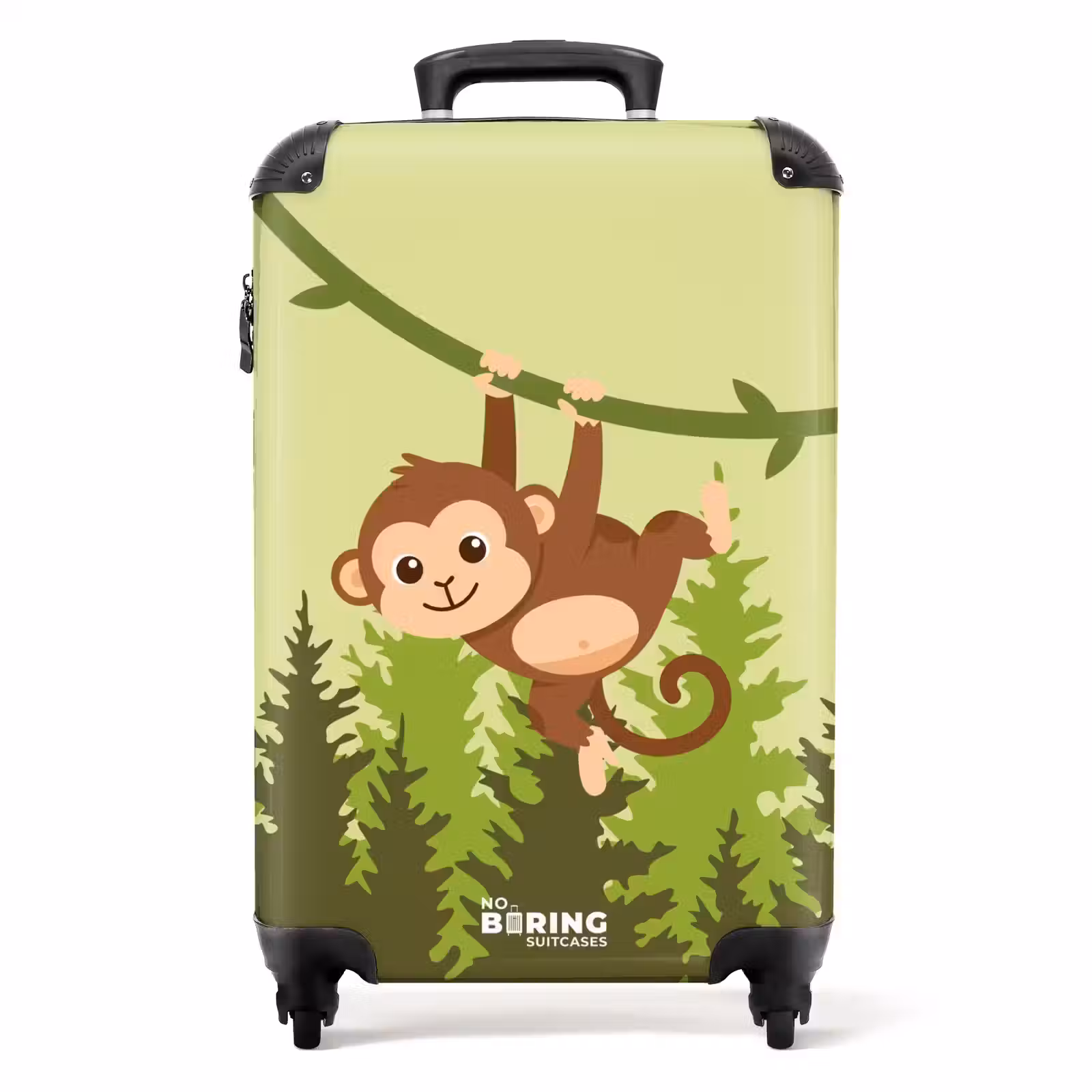 Suitcase - Monkey - Jungle - Green — 1