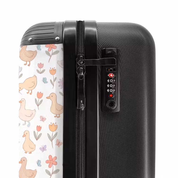 Suitcase - Birds - Flowers - Patterns - Pastel - Animals — 6