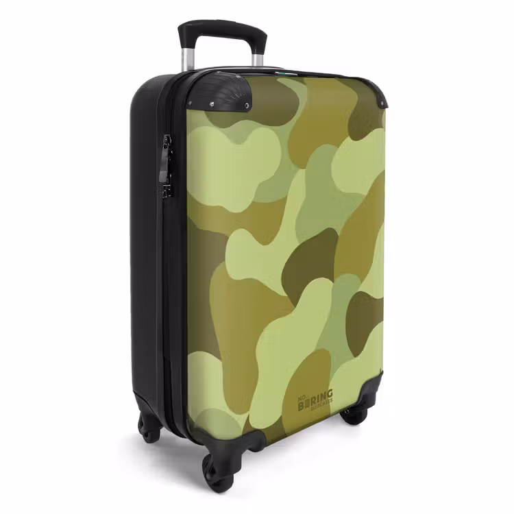 Suitcase - Camouflage - Green - Pattern — 2