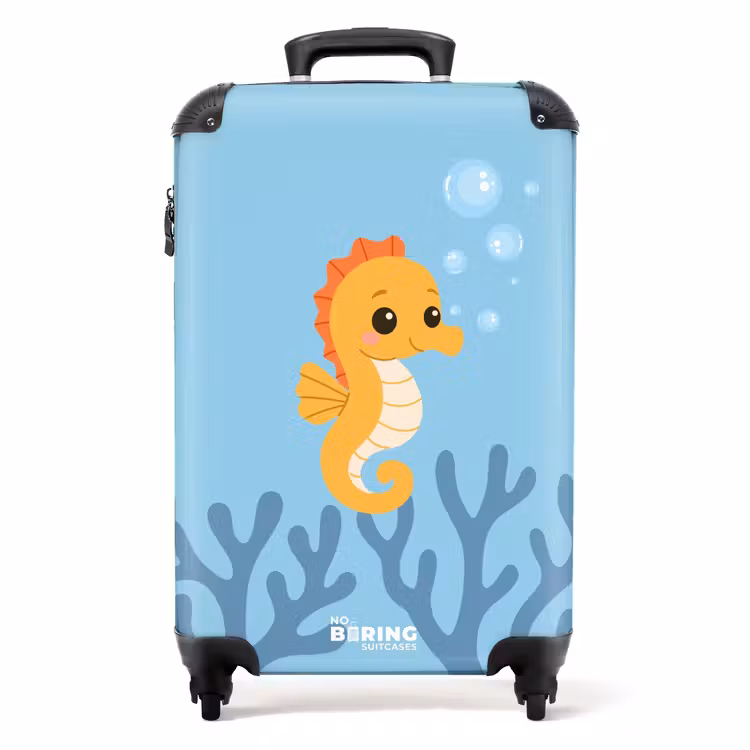 Suitcase - Seahorse - Water - Coral — 1