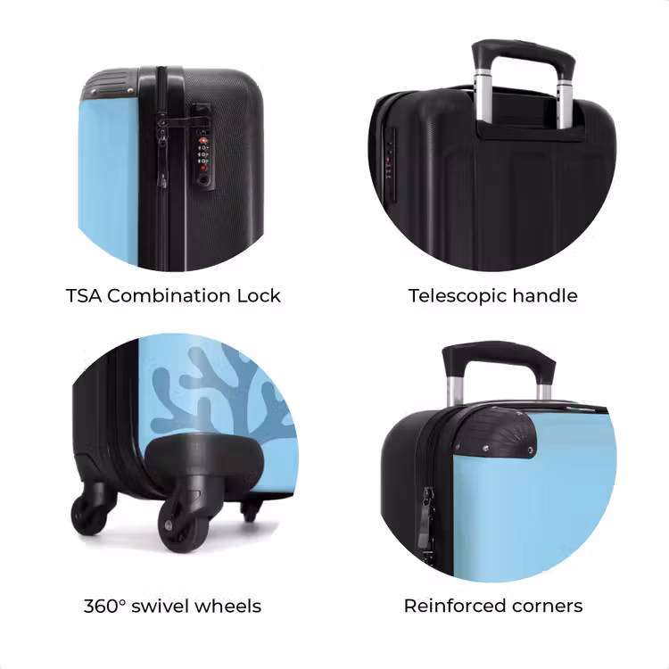 Suitcase - Seahorse - Water - Coral — 8