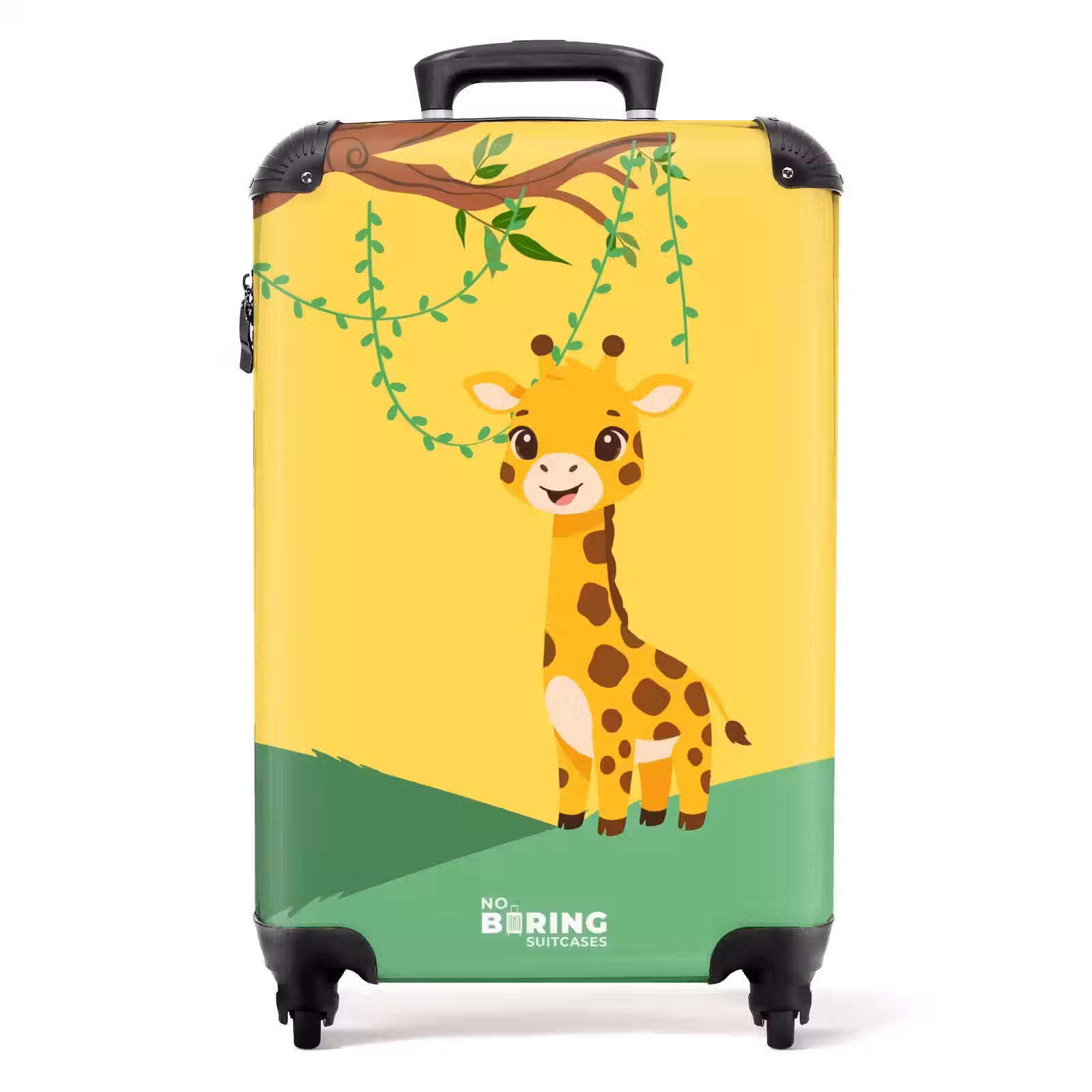 Suitcase - Giraffe - Jungle - Yellow — 1