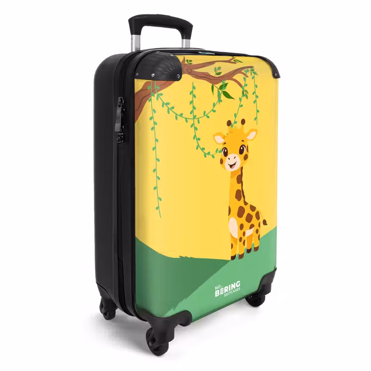Suitcase - Giraffe - Jungle - Yellow — 2