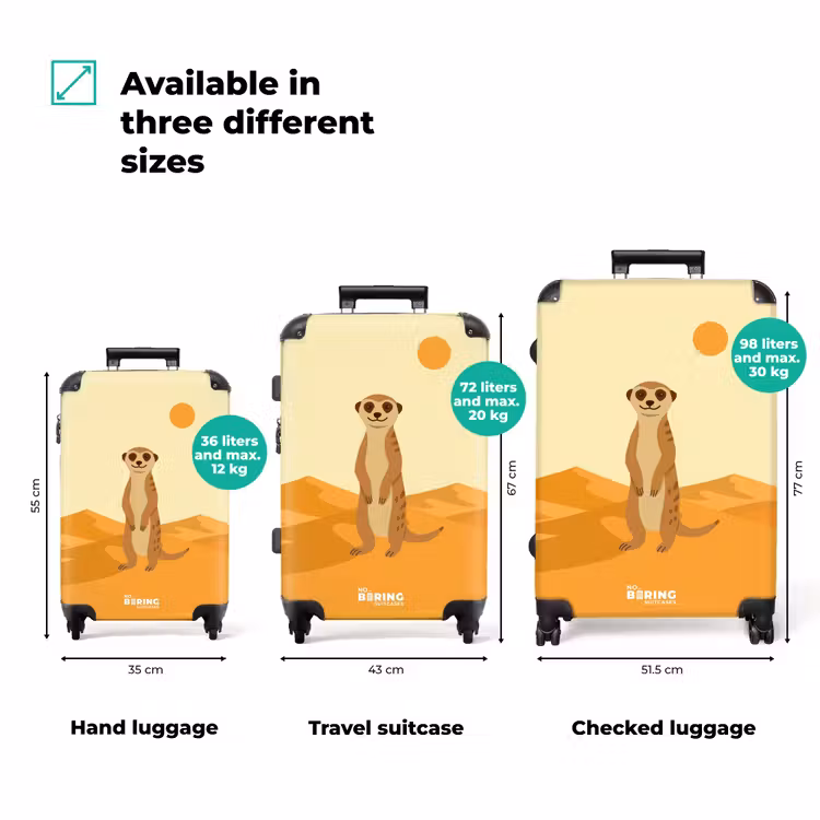 Suitcase - Meerkats - Desert - Sun — 3