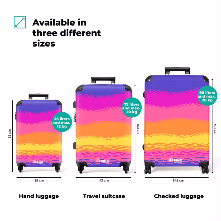 Suitcase - Sunset - Pink - Purple — 3