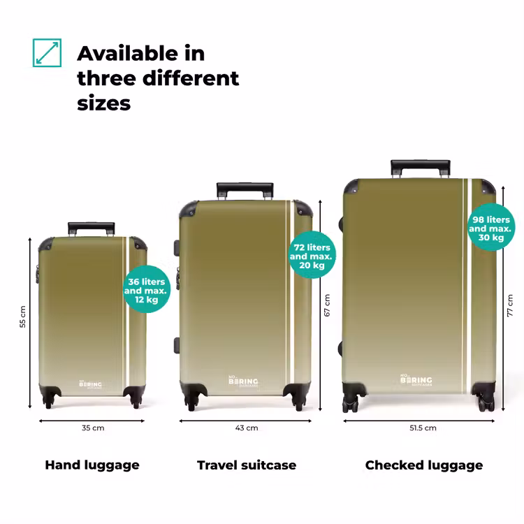 Suitcase - Green - White - Gradient — 1