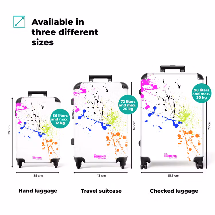 Suitcase - Graffiti - Colorful - Explosion — 1