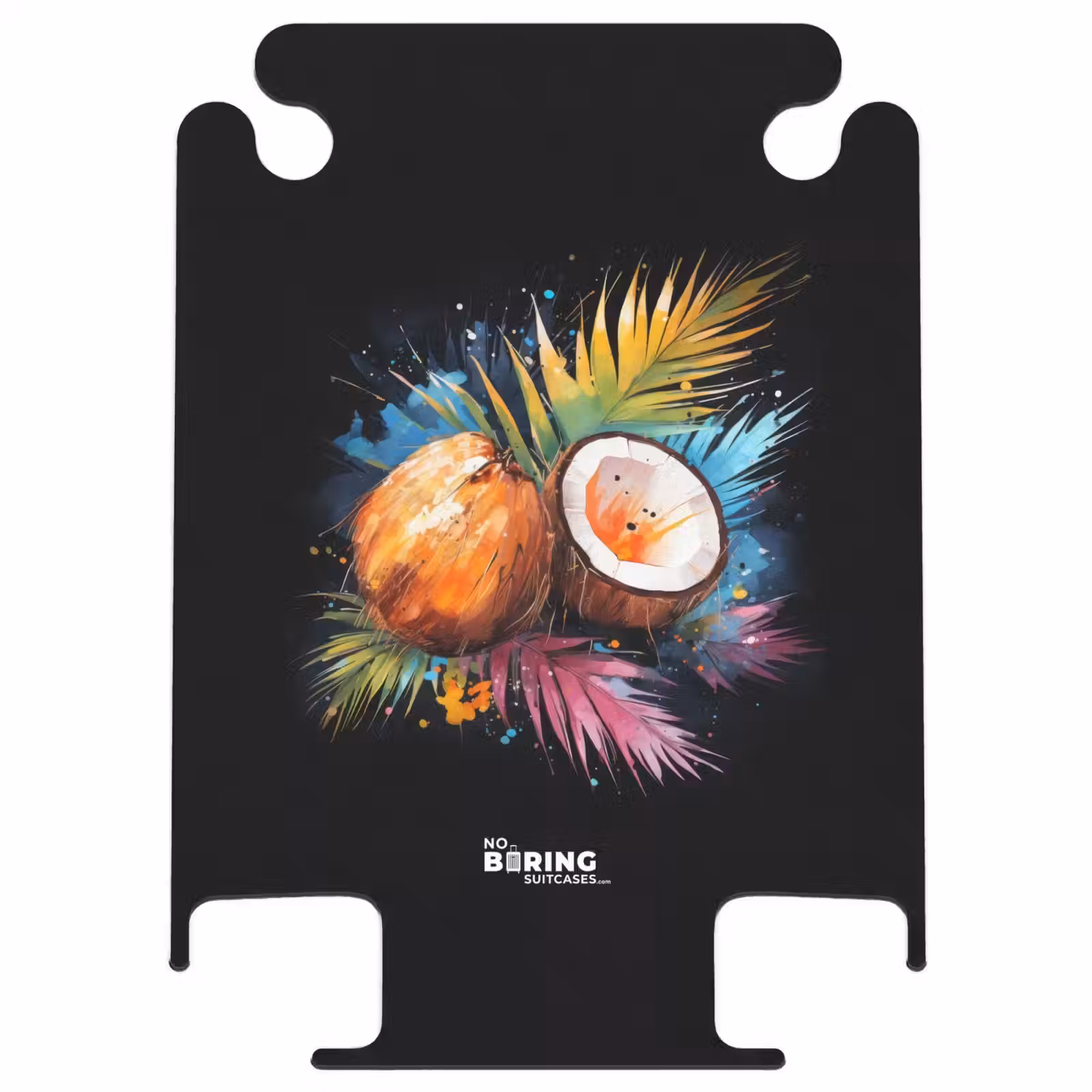 CaseSwap - Street art of coconuts and colorful leaves — 1