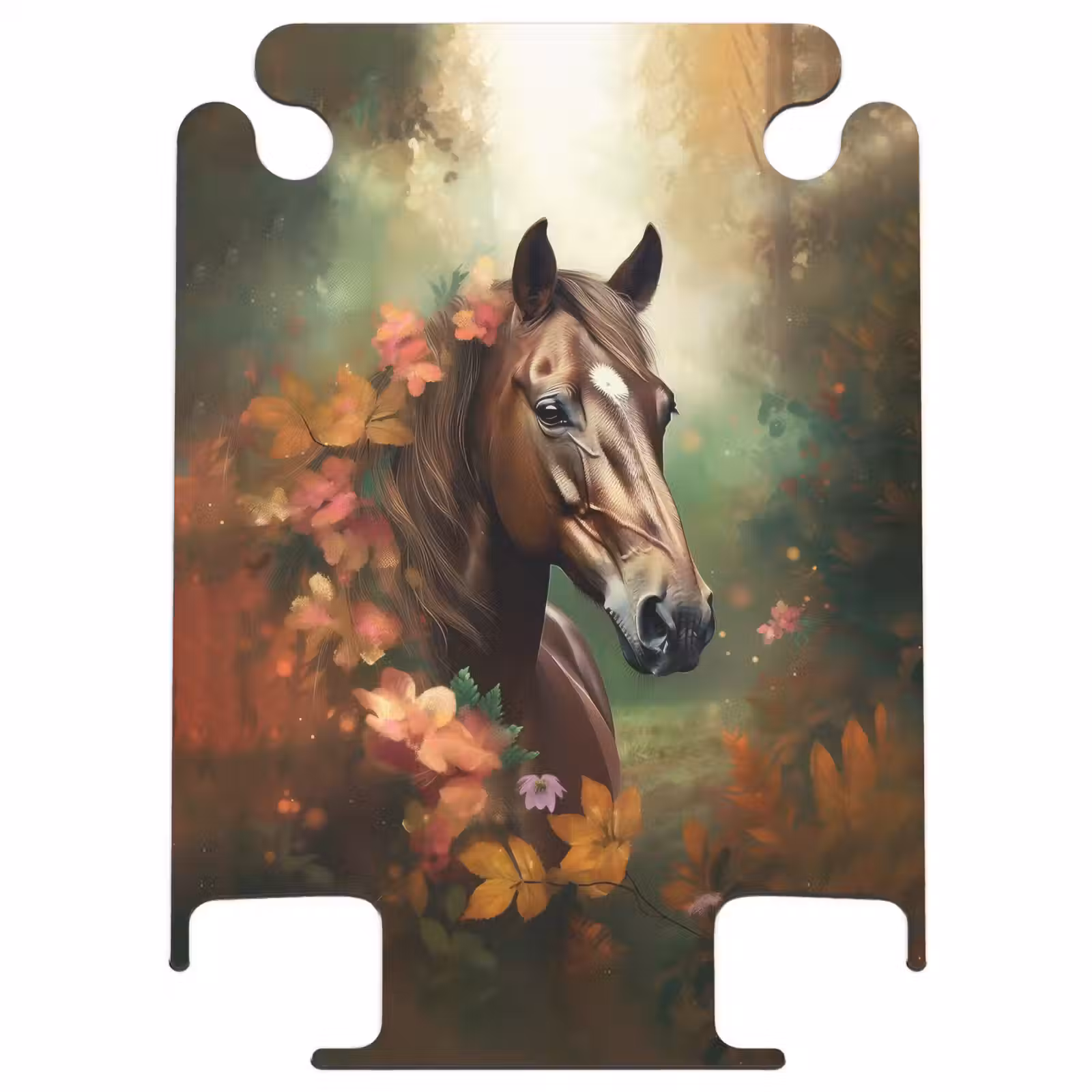 CaseSwap™ - Suitcase - Horse - Flowers - Nature - Animals - Forest - Orange — 1