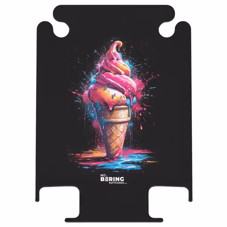 CaseSwap™ - Ice cream cone with Blue and Pink Paint — 1
