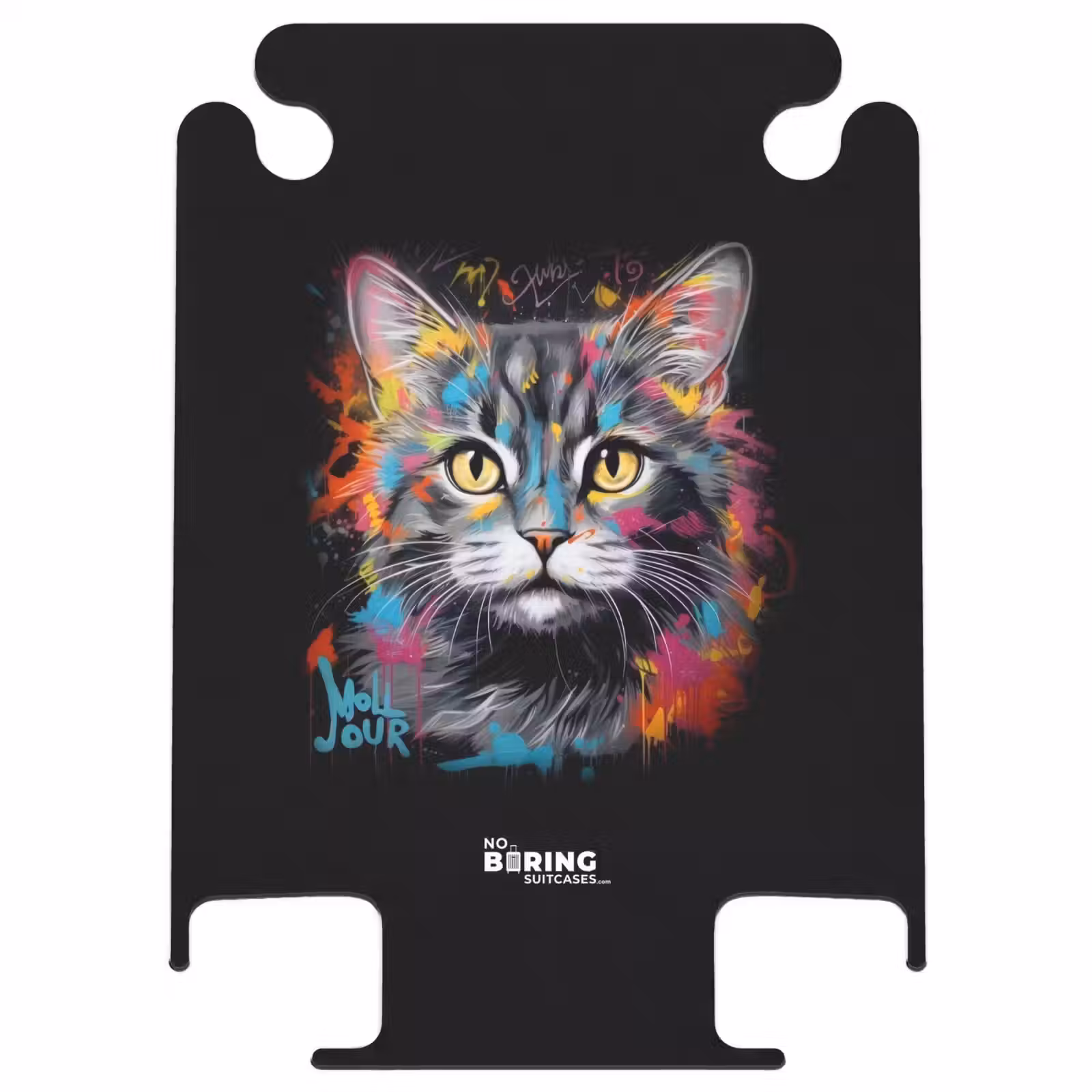 CaseSwap™ - Cat with Colorful Brushstrokes — 1