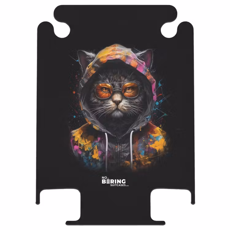 CaseSwap™ - Cat with Colorful Vest and Orange Glasses — 1