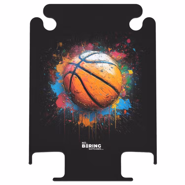 CaseSwap - Orange Basketball to Amid Paint Splatters — 1