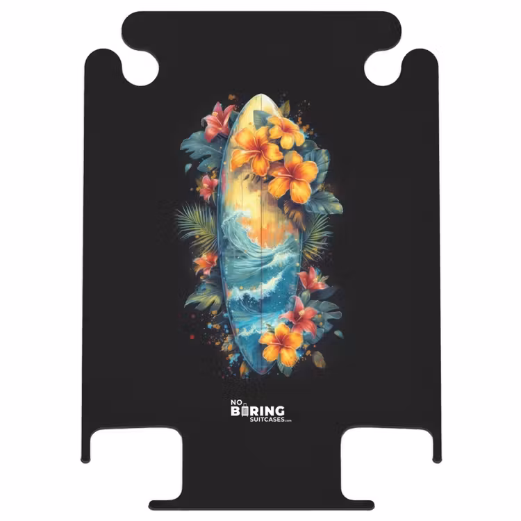 CaseSwap™ - Surfboard Surrounded by Flowers — 1