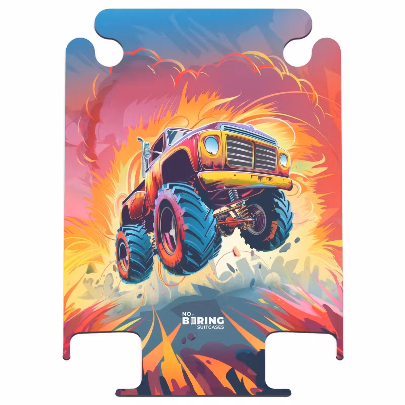 CaseSwap™ - Pink Monster Truck Flies Over the Tarmac — 1