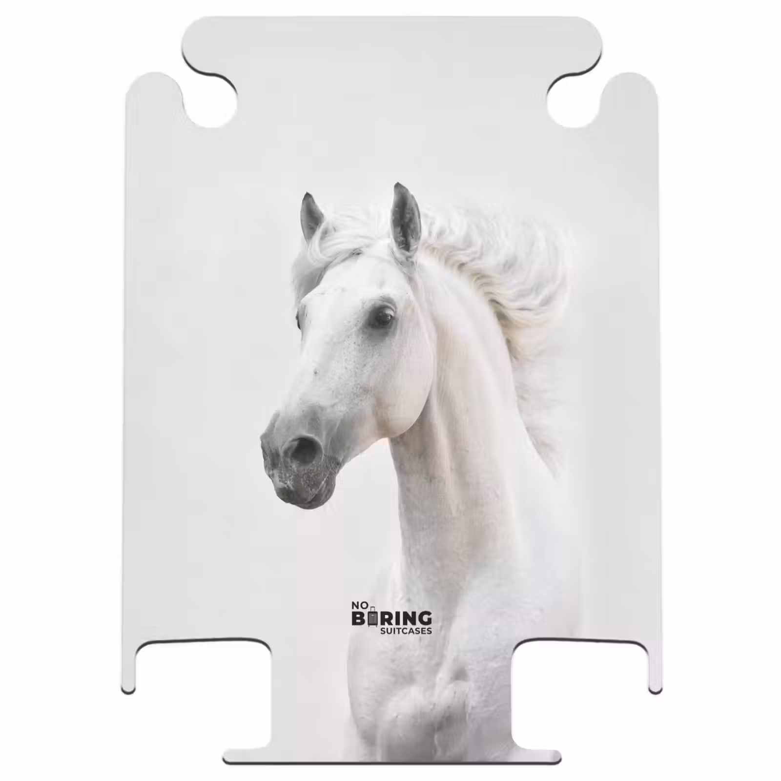 CaseSwap - White horse with flapping mane — 1