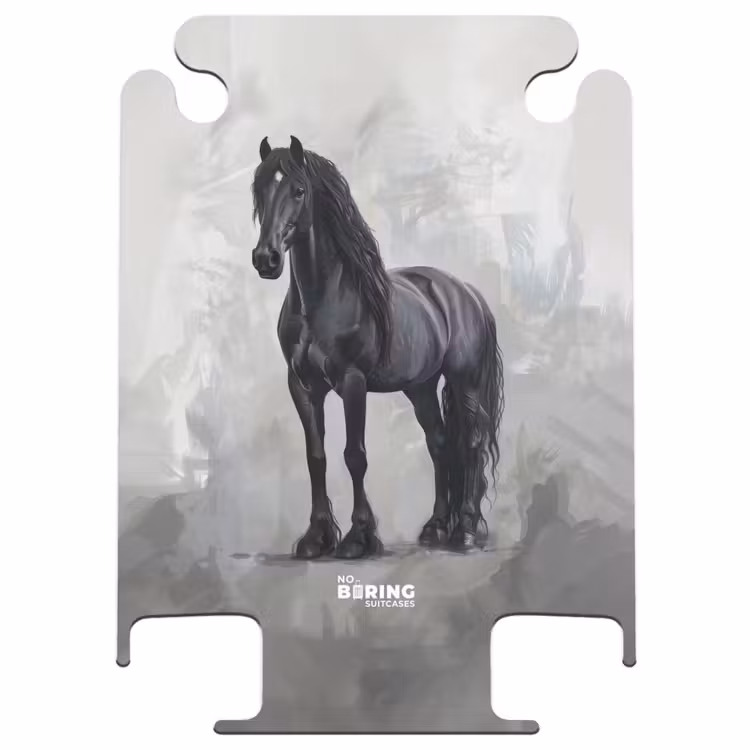 CaseSwap™ - Static Portrait of a Black Horse — 1