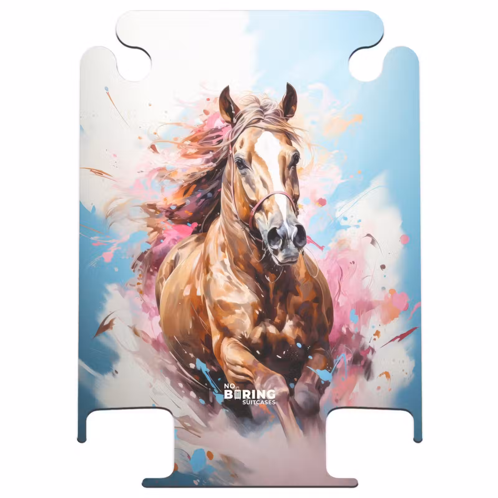 CaseSwap™ - Galloping horse with colorful background — 1