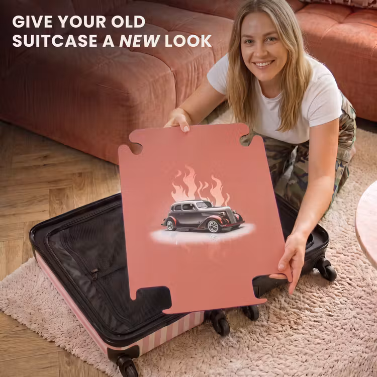 CaseSwap - Gray car with pink flames — 3