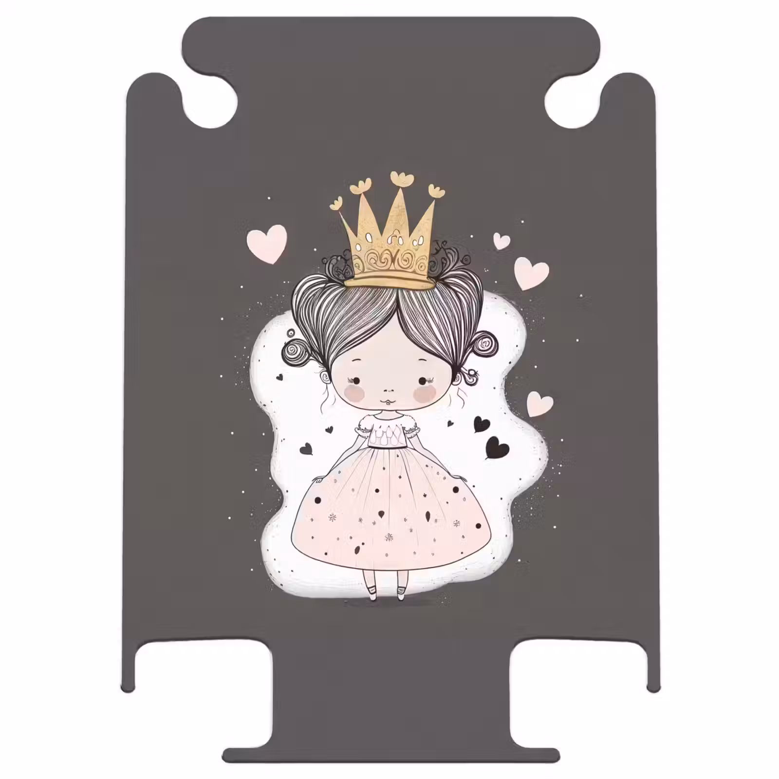 CaseSwap™ - Little princess on black background — 1