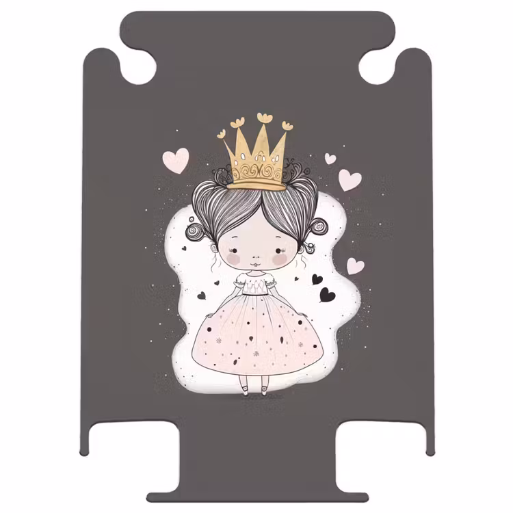 CaseSwap™ - Little princess on black background — 1