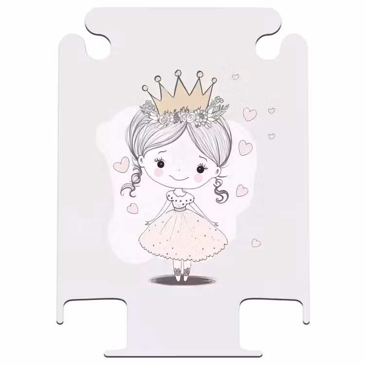 CaseSwap™ - Princess with crown and pink hearts — 1