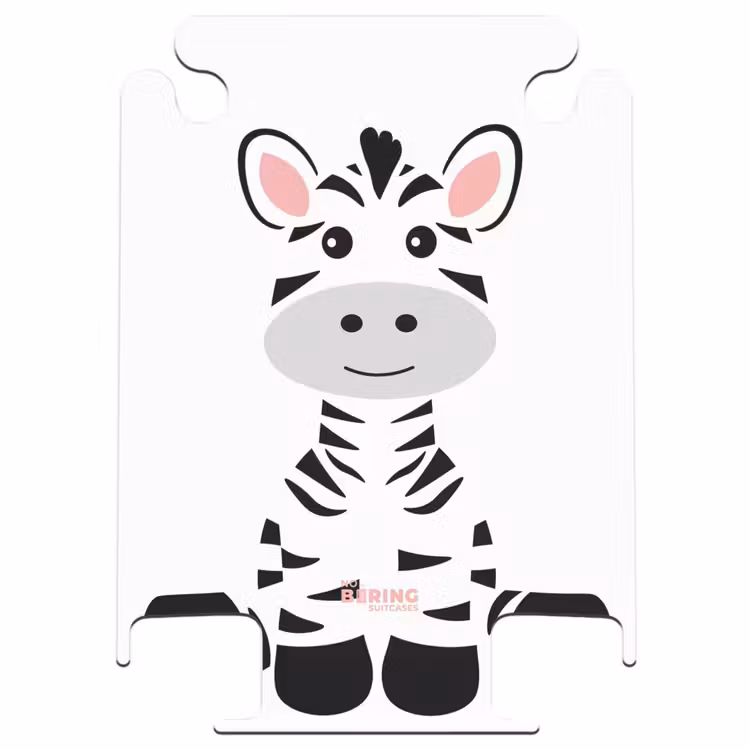 CaseSwap™ - Children's suitcase - Zebra — 1