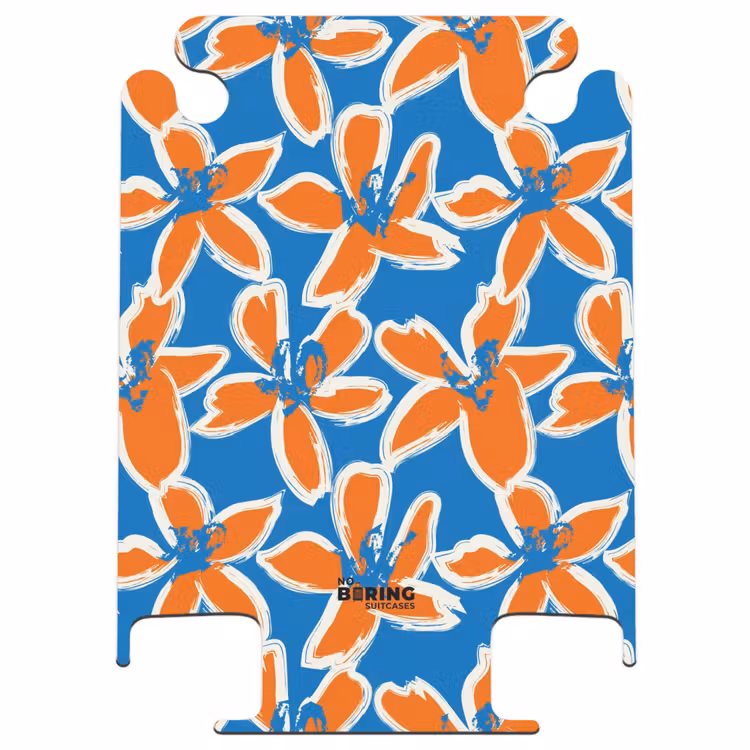 CaseSwap™ - Pastel flowers - Orange with blue — 1